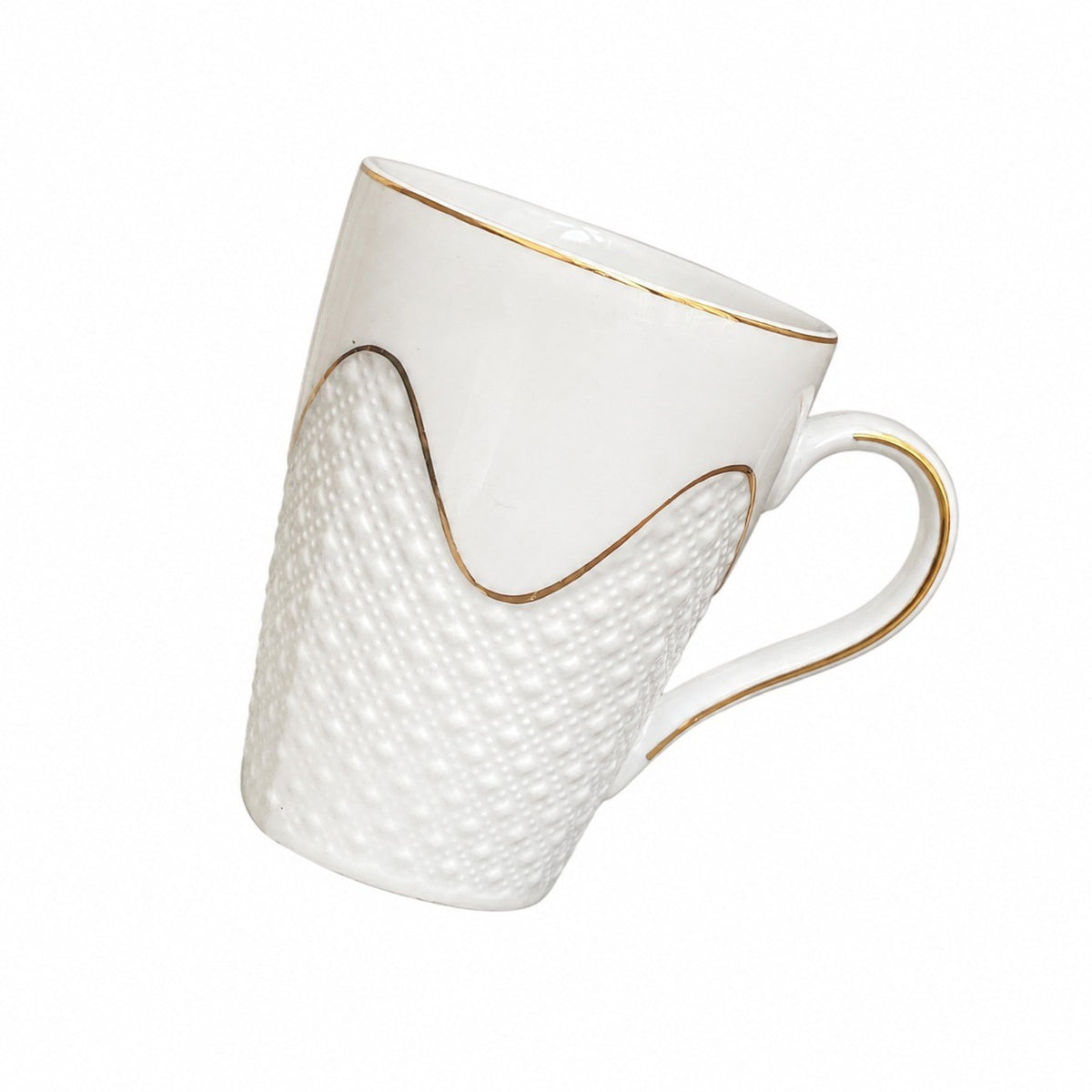 Gilded Embossed Ceramic Tableware Collection - product view 4