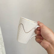 Gilded Embossed Ceramic Tableware Collection - detail 1