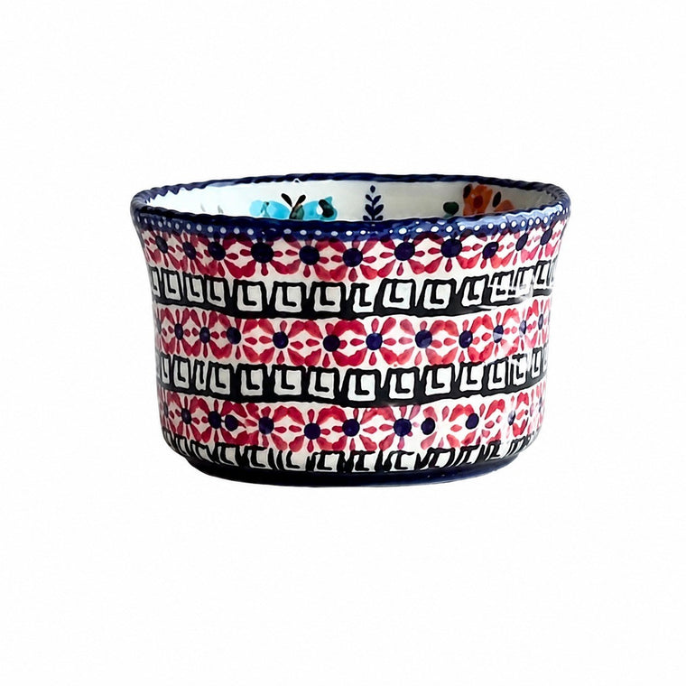 4" Ceramic Dessert Bowl, Hand-Painted - product view 1