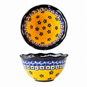 Underglaze Porcelain Floral Bowl, 5.2 Inch, Hand-Painted - product view 16
