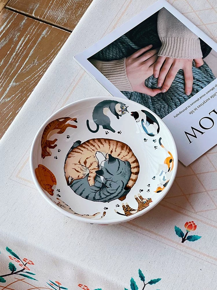 Cartoon Underglaze Pottery Water Pitcher, Mushroom Design, Ceramic Tableware - detail 2