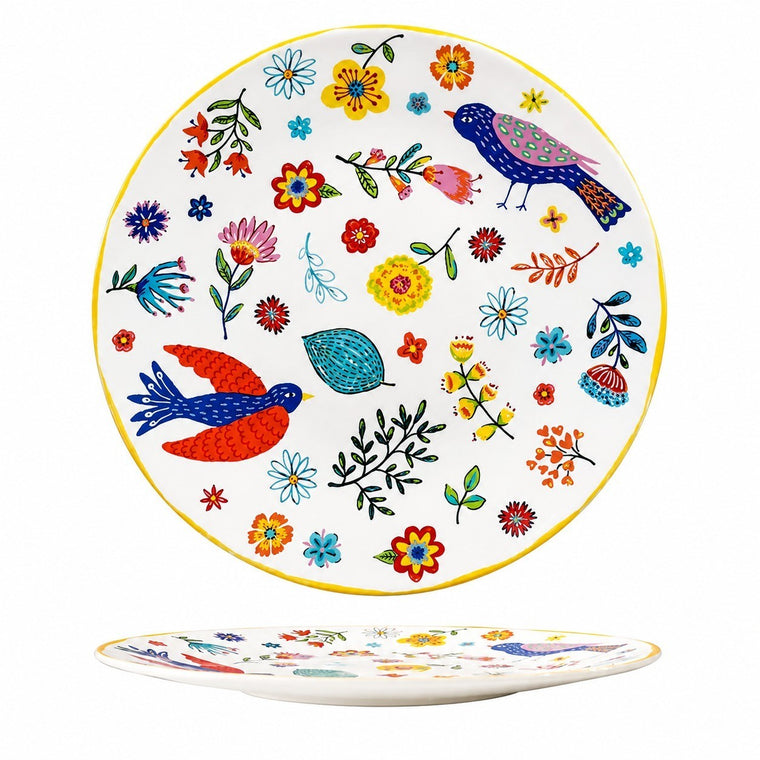 Colorful Spring Underglaze Pottery Mug Dinnerware Set - product view 1