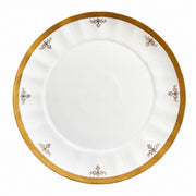 Wide Gold Rim Ceramic Plate 7.5 Inch, Elegant Dinnerware - product view 1