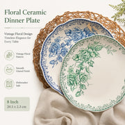 Blue Blossom Underglaze Ceramic Tableware Collection - detail 3