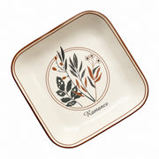 Rice-Harvest Motif Deep Plate, 8 Inch Ceramic, 20 x 4 cm, Underglaze Decoration - product view 1