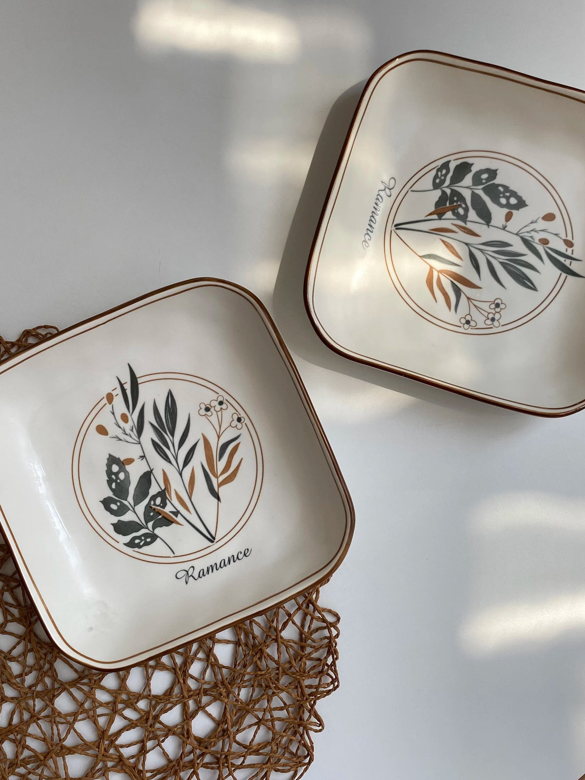 Rice-Harvest Motif Deep Plate, 8 Inch Ceramic, 20 x 4 cm, Underglaze Decoration - detail 3