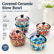 Covered Ceramic Stew Bowl - detail 2