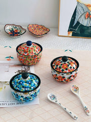 Covered Ceramic Stew Bowl - detail 3