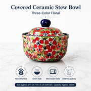 Covered Ceramic Stew Bowl - detail 1