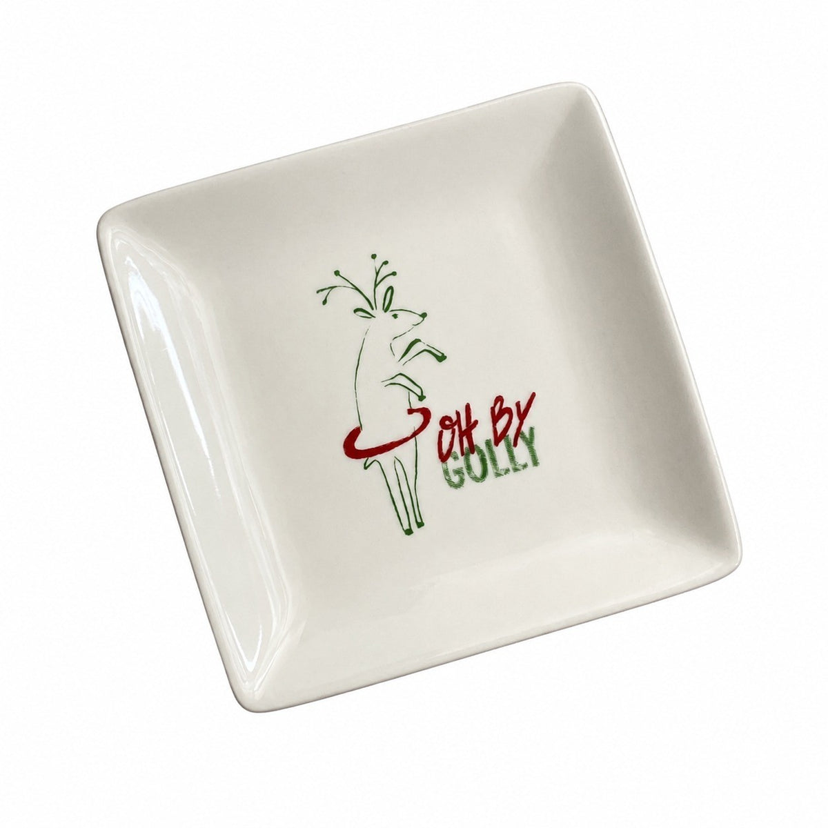 Black Cat Square Small Dish, Ceramic Decorative Plate - product view 5