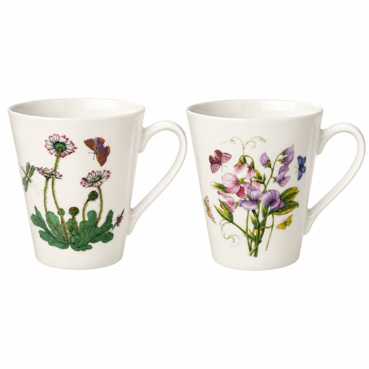 Two-Sided Pattern Ceramic Cup, Unique Design - product view 4