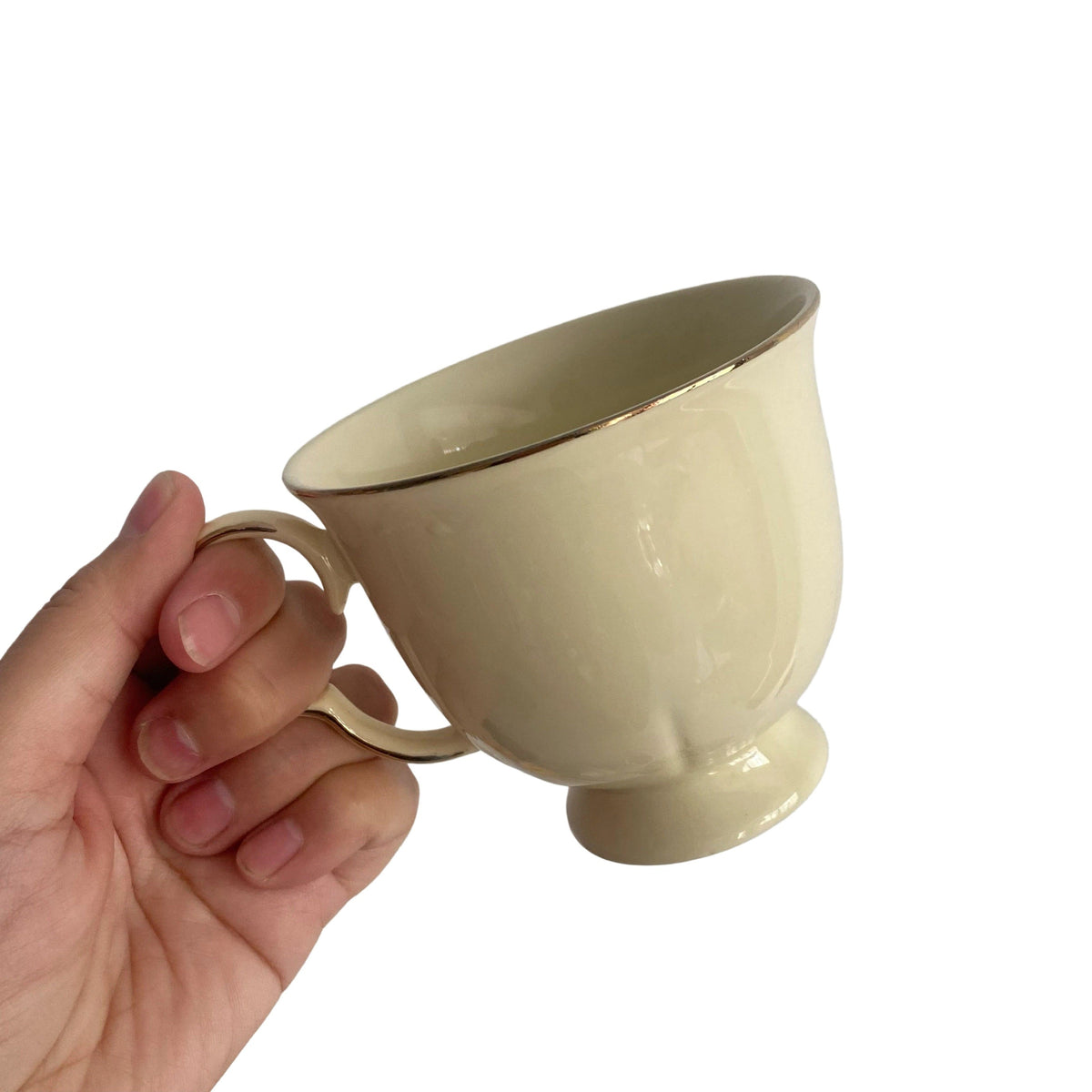 Gold Detail Ceramic Cup - product view 1