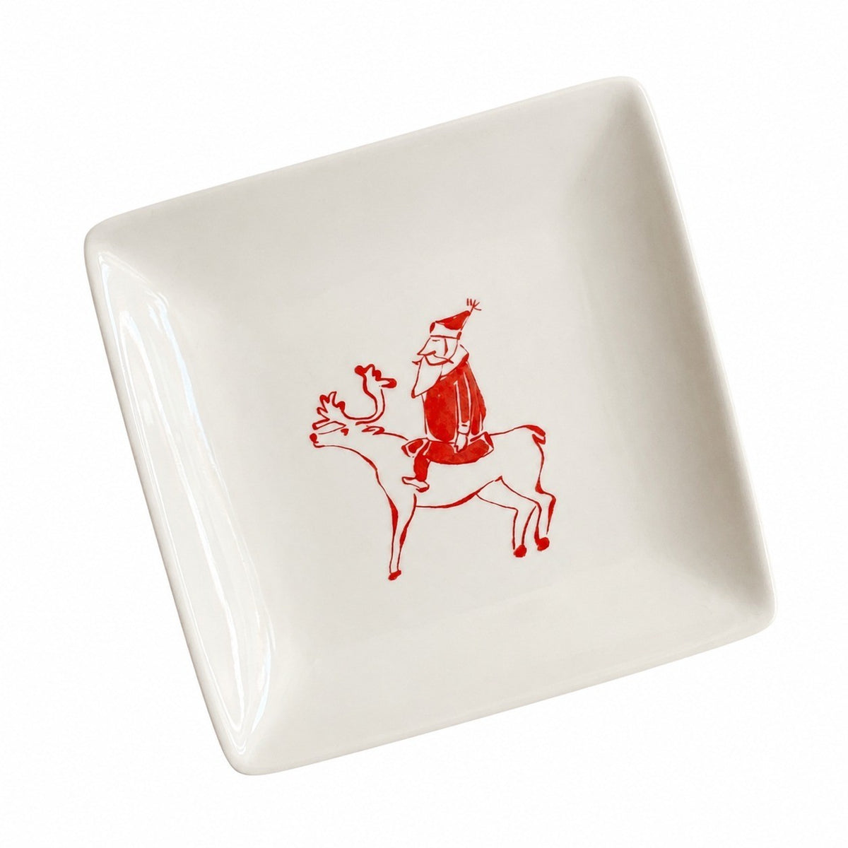 Black Cat Square Small Dish, Ceramic Decorative Plate - product view 6