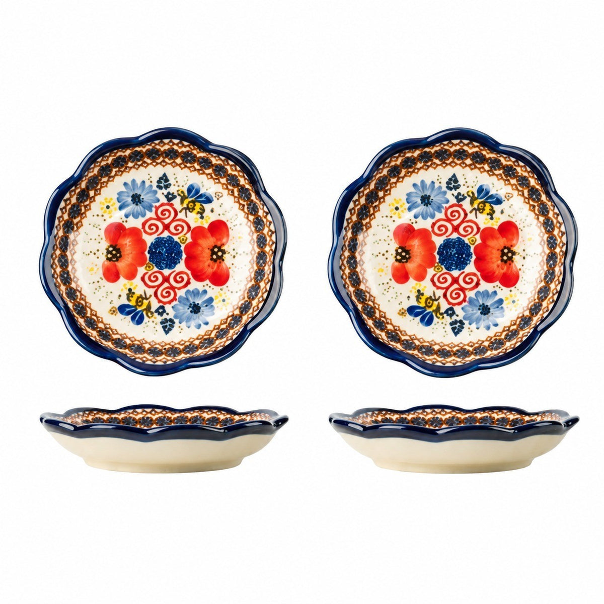 Ceramic Spoon and Dipping Dish Set, 2-Piece - product view 4