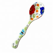 Curved-Handle Ceramic Mug with Spoon - product view 12