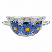 Double-Handled Large Ceramic Soup Bowl - product view 4