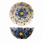 Underglaze Porcelain Floral Bowl, 5.2 Inch, Hand-Painted - product view 9