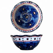 Underglaze Porcelain Floral Bowl, 5.2 Inch, Hand-Painted - product view 13
