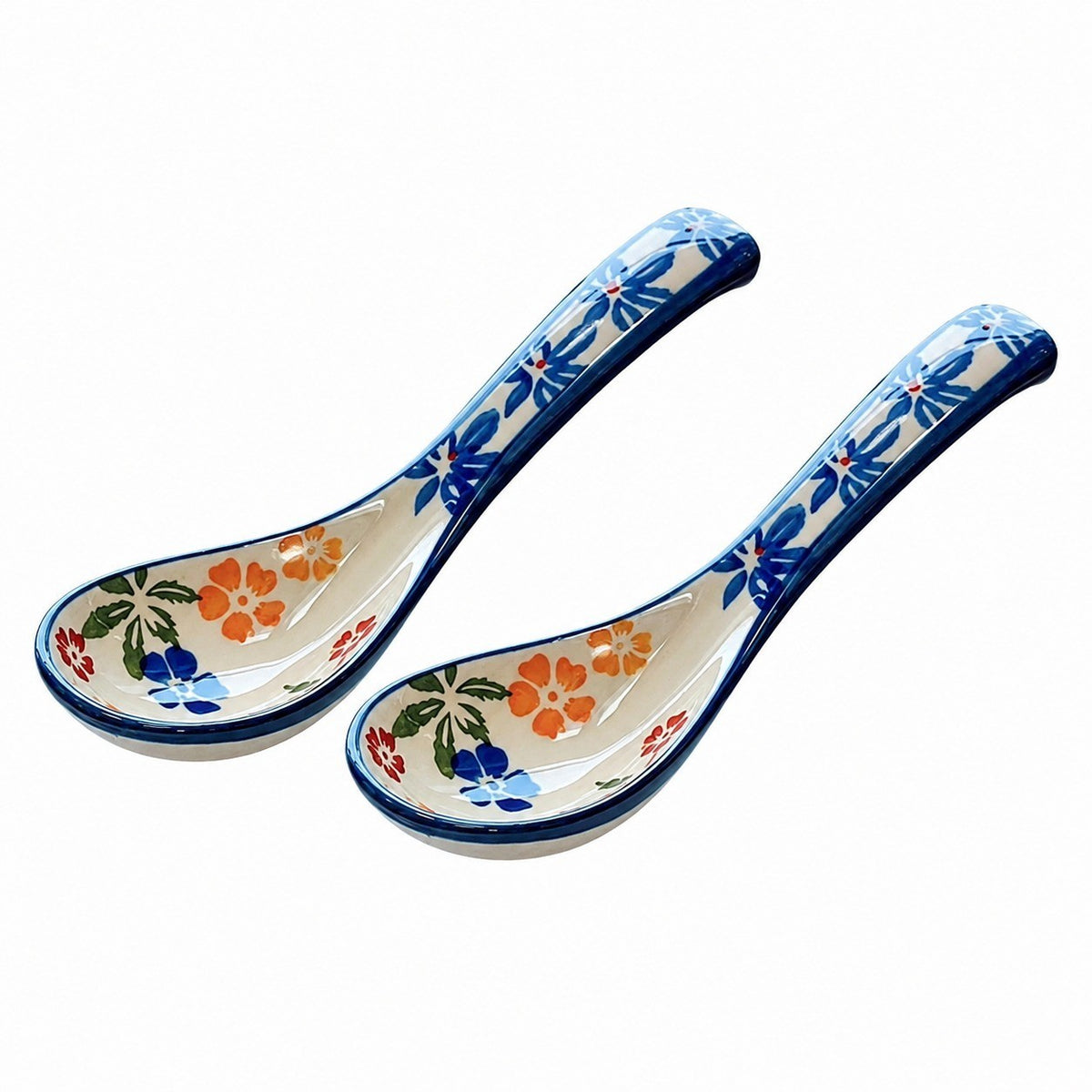 Ceramic Spoon and Dipping Dish Set, 2-Piece - product view 1