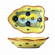 Underglaze Porcelain Leaf-Shaped Small Deep Dish - product view 5