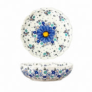 Underglaze Porcelain Floral Deep Dish, 5.7 Inch - product view 2