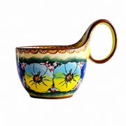 Curved-Handle Ceramic Mug with Spoon - product view 16