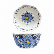 Underglaze Ceramic Floral Rice Bowl, 5.2 Inch, Hand-Painted - product view 5