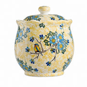 Ceramic Lidded Storage Jar, Small 1000ml, Hand-Painted - product view 5