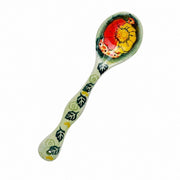 Curved-Handle Ceramic Mug with Spoon - product view 14