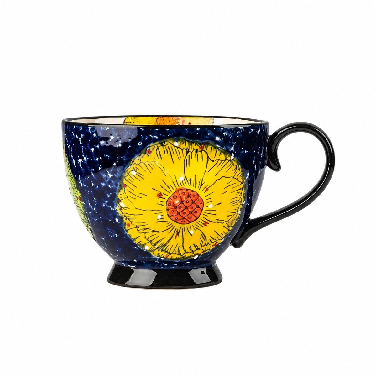 Starry Night Floral Underglaze Ceramic Tableware Collection - product view 8