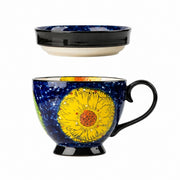 Starry Night Floral Underglaze Ceramic Tableware Collection - product view 6