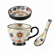 Starry Night Floral Underglaze Ceramic Tableware Collection - product view 9