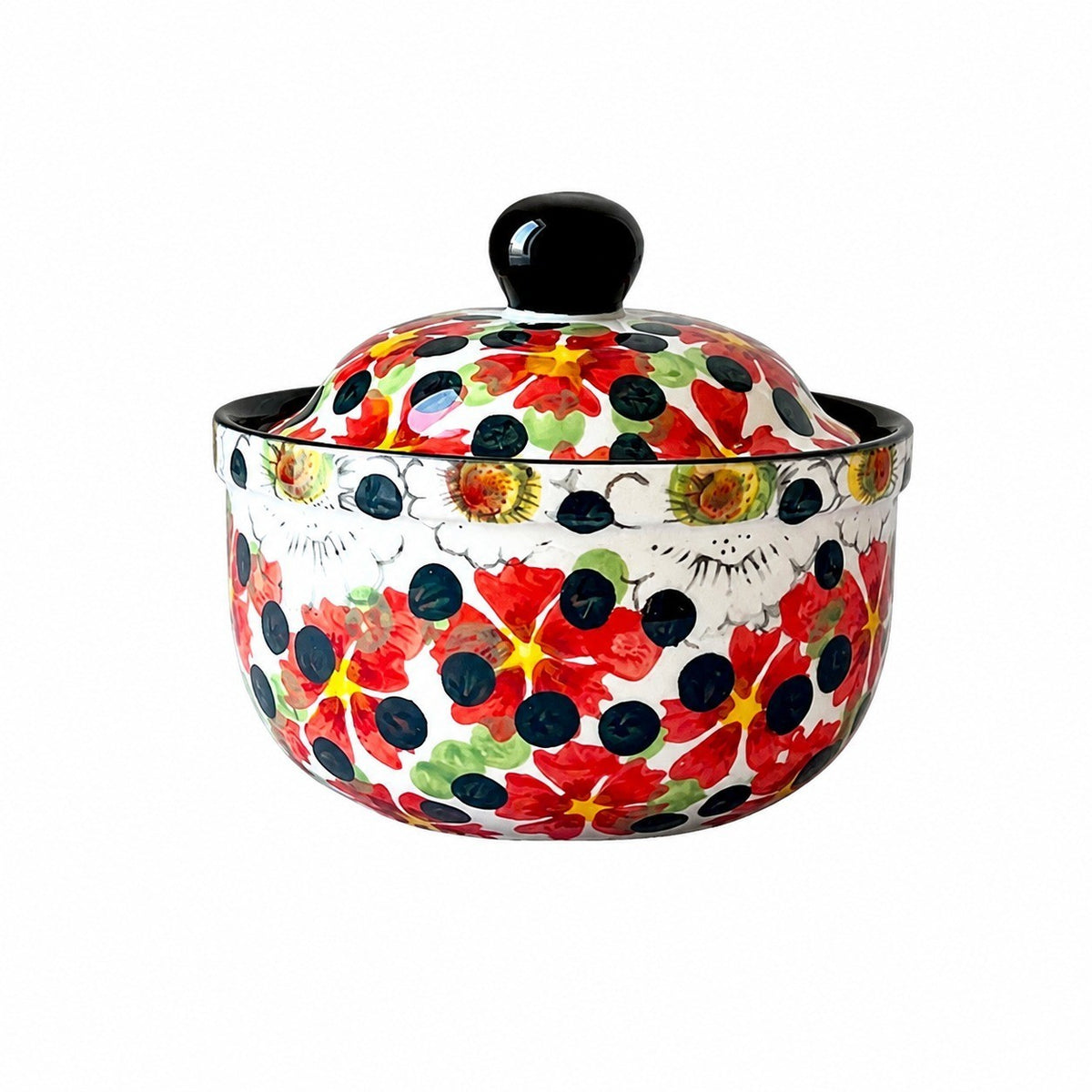 Covered Ceramic Stew Bowl - product view 4