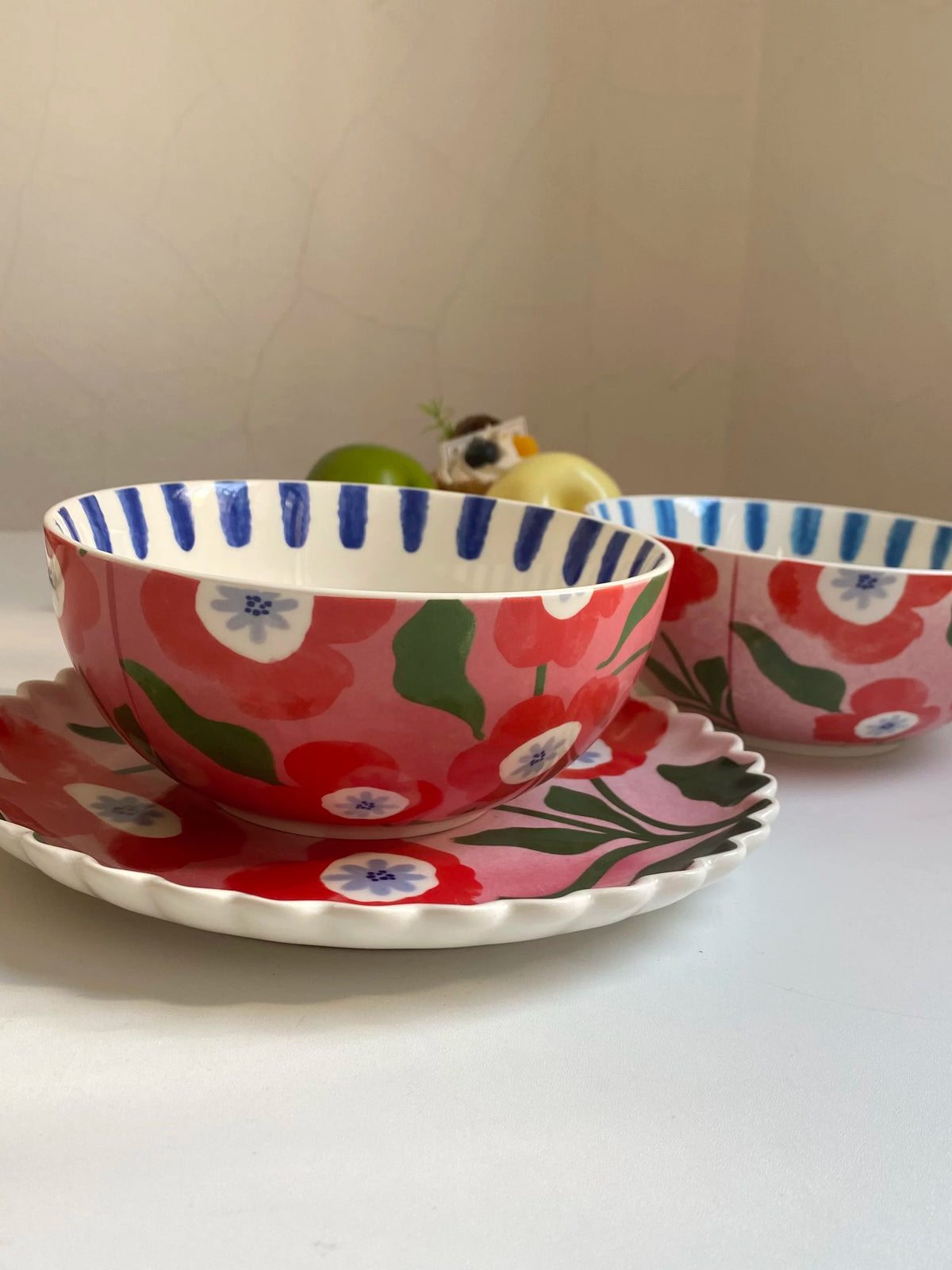 Ceramic Soup Bowl 16 x 7 cm, Decorative Dinnerware - detail 3