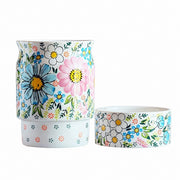 Ceramic Chopstick Holder with Tray, Hand-Painted - product view 4