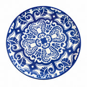 Blue Purple Auspicious Clouds Ceramic Plate 10.5 Inch, Underglaze Decorative Dinnerware - product view 1