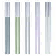 Alloy Serving Chopstick Set, 24cm, Ice Mist Five-Color, 5 Pairs, Dishwasher Safe - product view 4