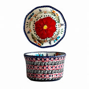 Double-Handled Baking Dish, Hand-Painted - product view 3