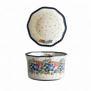 Double-Handled Baking Dish, Hand-Painted - product view 4
