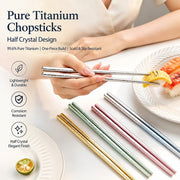 Titanium Alloy Chopsticks, 23.5 cm Dining Utensils - detail 2