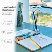 Long-Handled Glass Spoon, Stirring Spoon for Tea & Coffee Tabletop Accessory - detail 3