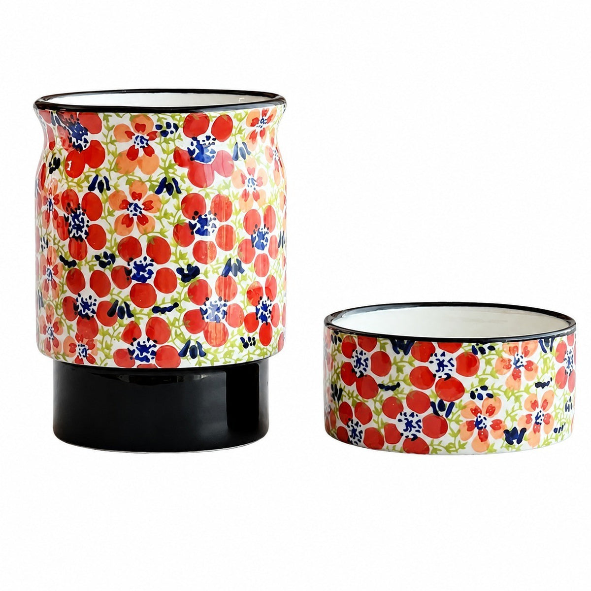 Ceramic Chopstick Holder, Hand-Painted - product view 4
