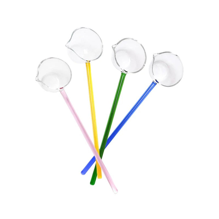 Long-Handled Glass Spoon, Stirring Spoon for Tea & Coffee Tabletop Accessory - product view 2