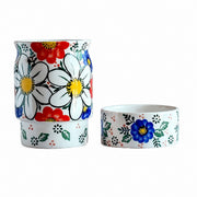 Ceramic Chopstick Holder with Tray, Hand-Painted - product view 5