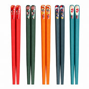 Alloy Serving Chopstick Set, 24cm, Ice Mist Five-Color, 5 Pairs, Dishwasher Safe - product view 5