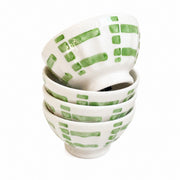 Green Pattern Ceramic Small Dish, 3.5 Inch, Underglaze Decoration - product view 1