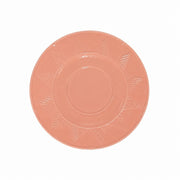 Feather Relief White Ceramic Small Dish, Underglaze Decorative - product view 5