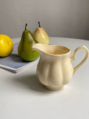 Ceramic Creamer, Cream Color, 250 ml, Small Pitcher for Coffee & Tea - detail 2