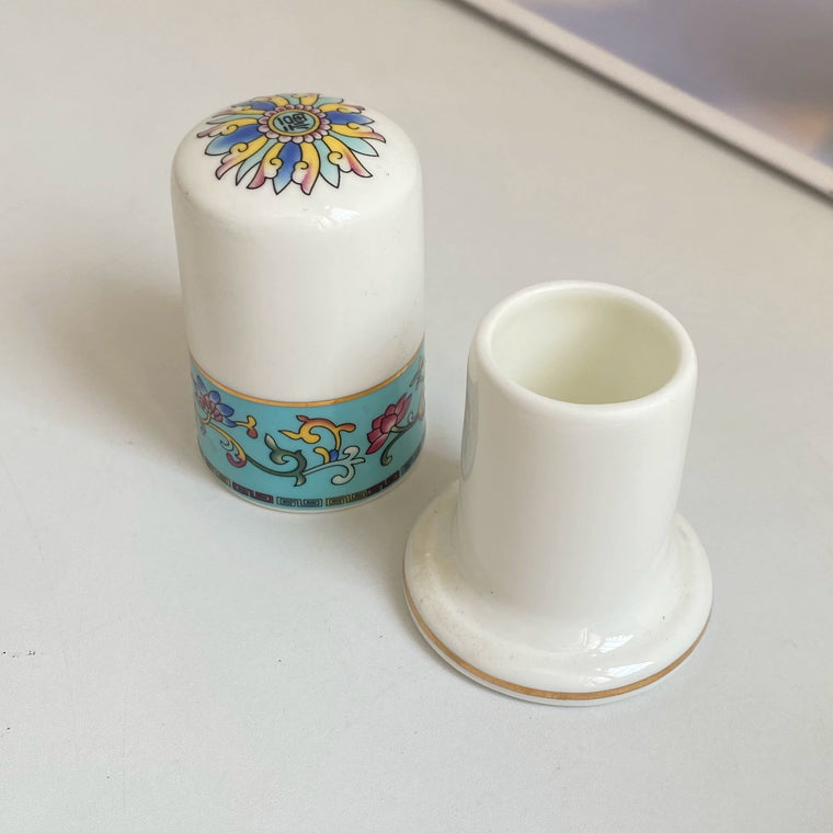 Bone China Toothpick Holder, Tabletop Dispenser - detail 1