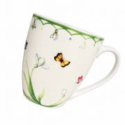 Green Peony Ceramic Cup, Tea Coffee Mug - product view 15